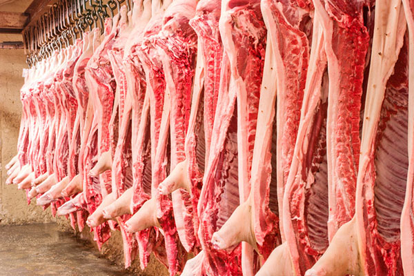 The pork prices to decline in world markets