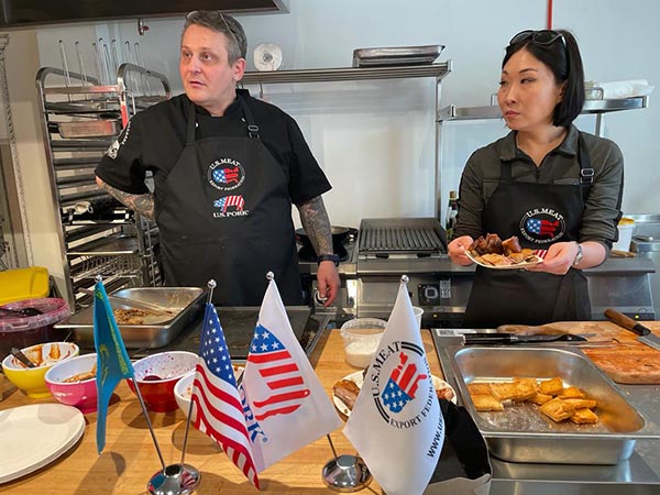 Master class on Korean-style American pork and BBQ at Almaty