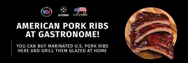 Американские свиные ребра в магазинах Gastronome в Грузии