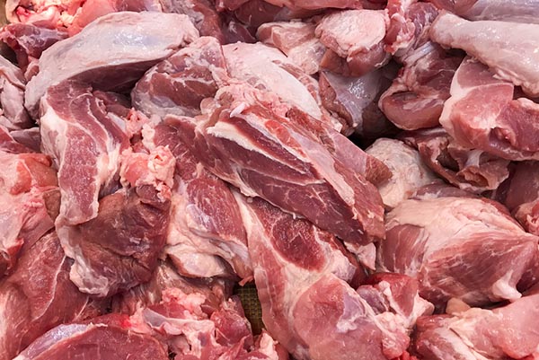 The meat cost is up at world markets